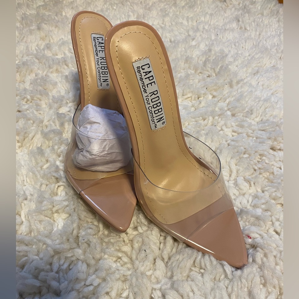 Sexy Stiletto High Heels for Women, Transparent